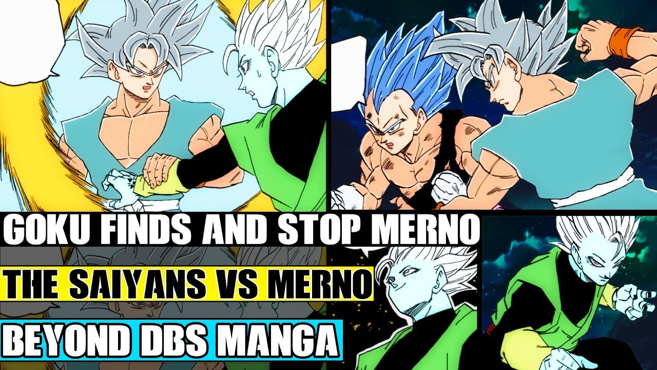 Beyond Dragon Ball Super: The New Angel Merno Vs Ultra Instinct Goku And Vegeta! Goku Finds Merno!