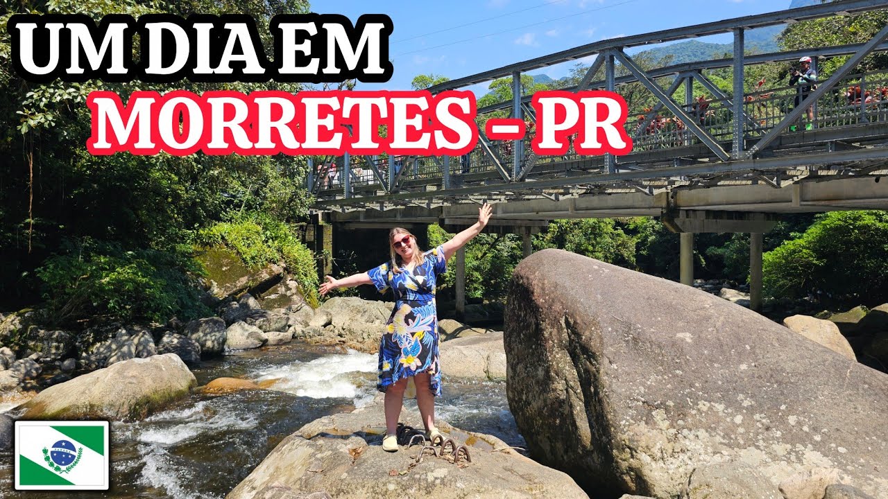 RESTAURANTE, SORVETE, BALA DE BANANA E BANHO DE RIO - Fizemos tudo isso em apenas 1 dia em Morretes