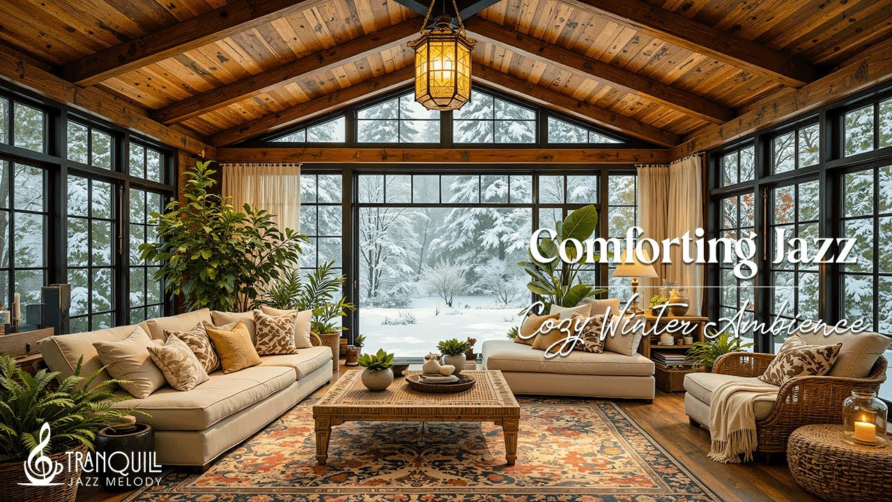 Comforting Jazz Melody With Nature Therapy | Soft Jazz Music Comfort Your Mind And Relieve Stress