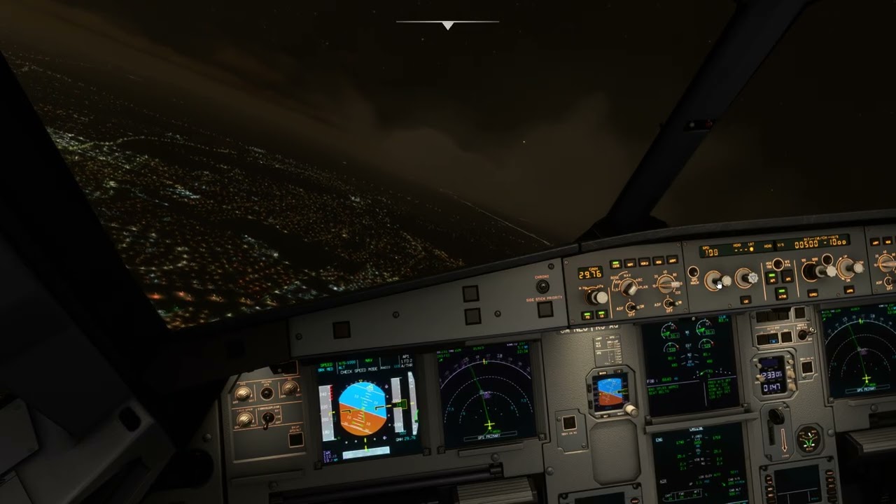 Second Try Night Landing