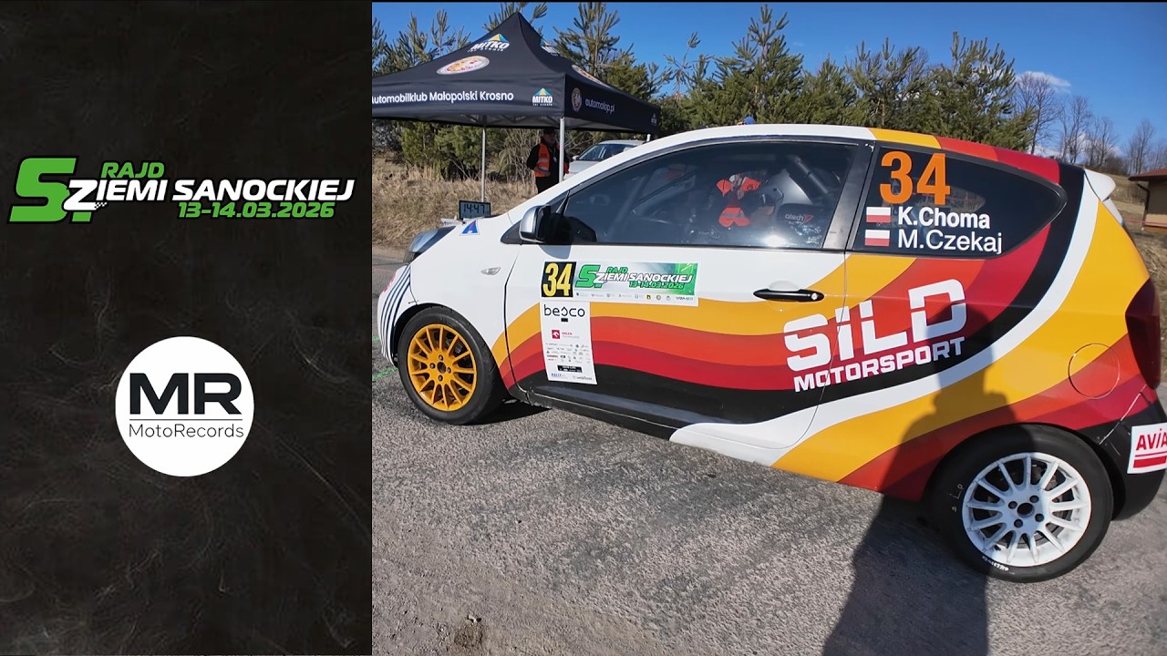 5 Rajd Ziemi Sanockiej 2026 | Choma / Czekaj | Kia Picanto II RallyN3 |MotoRecords