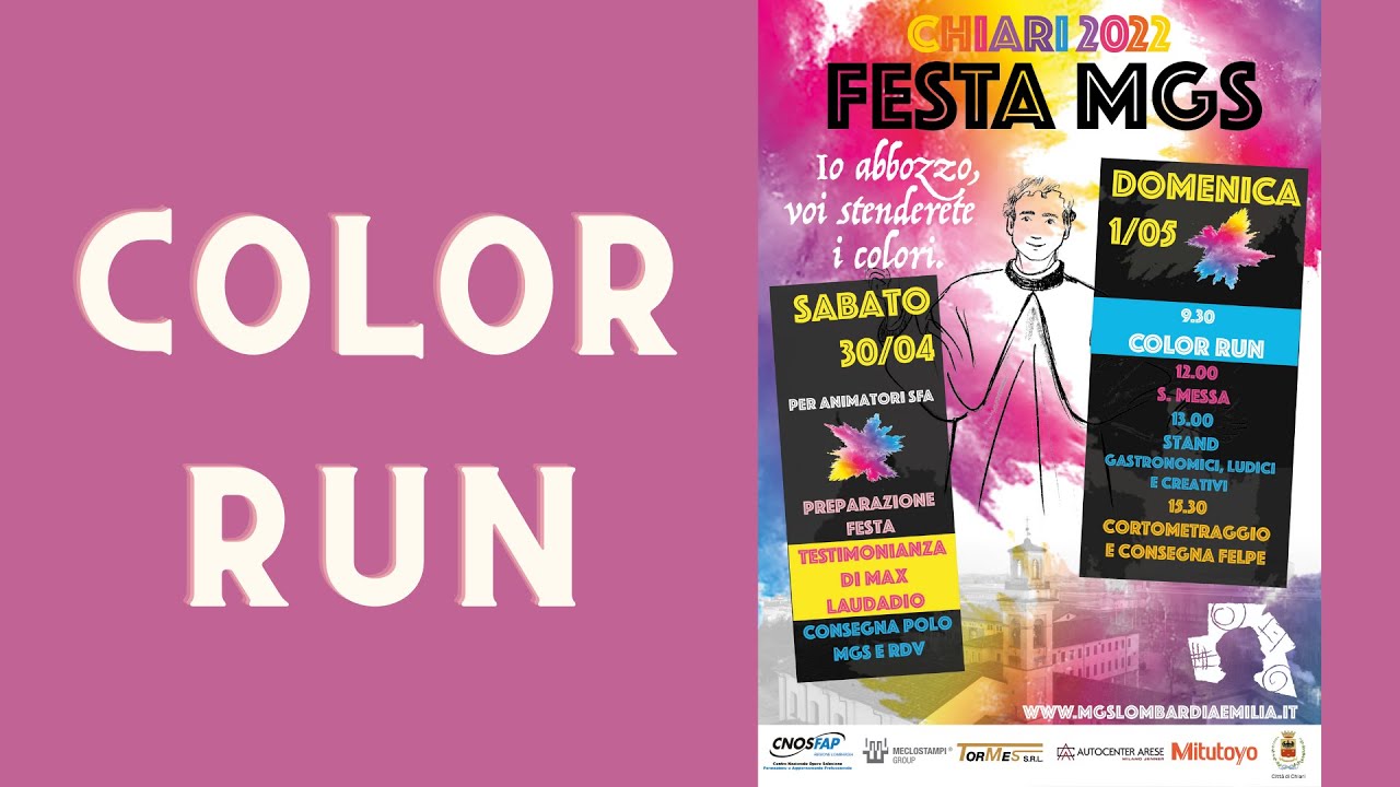 Festa MGS 2022 - Color Run *MGS Lombardia Emilia