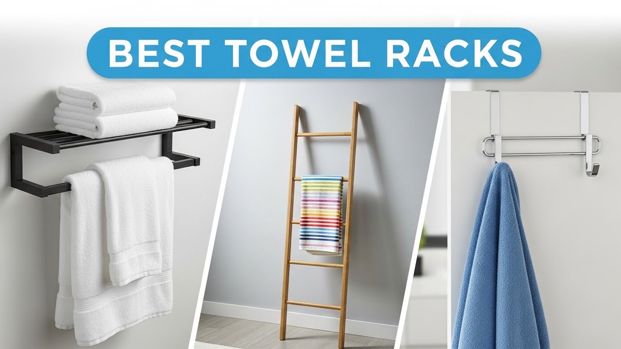 TOP 5 Best Towel Racks 2026 | Best towel racks for bathroom