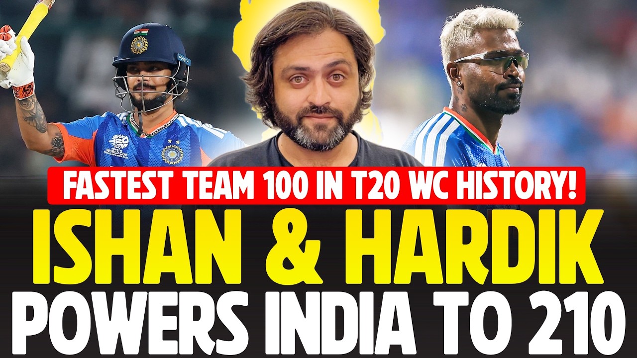 🔥 Ishan Kishan & Hardik Pandya CARNAGE! Fastest Team 100 in T20 WC History! India vs Namibia