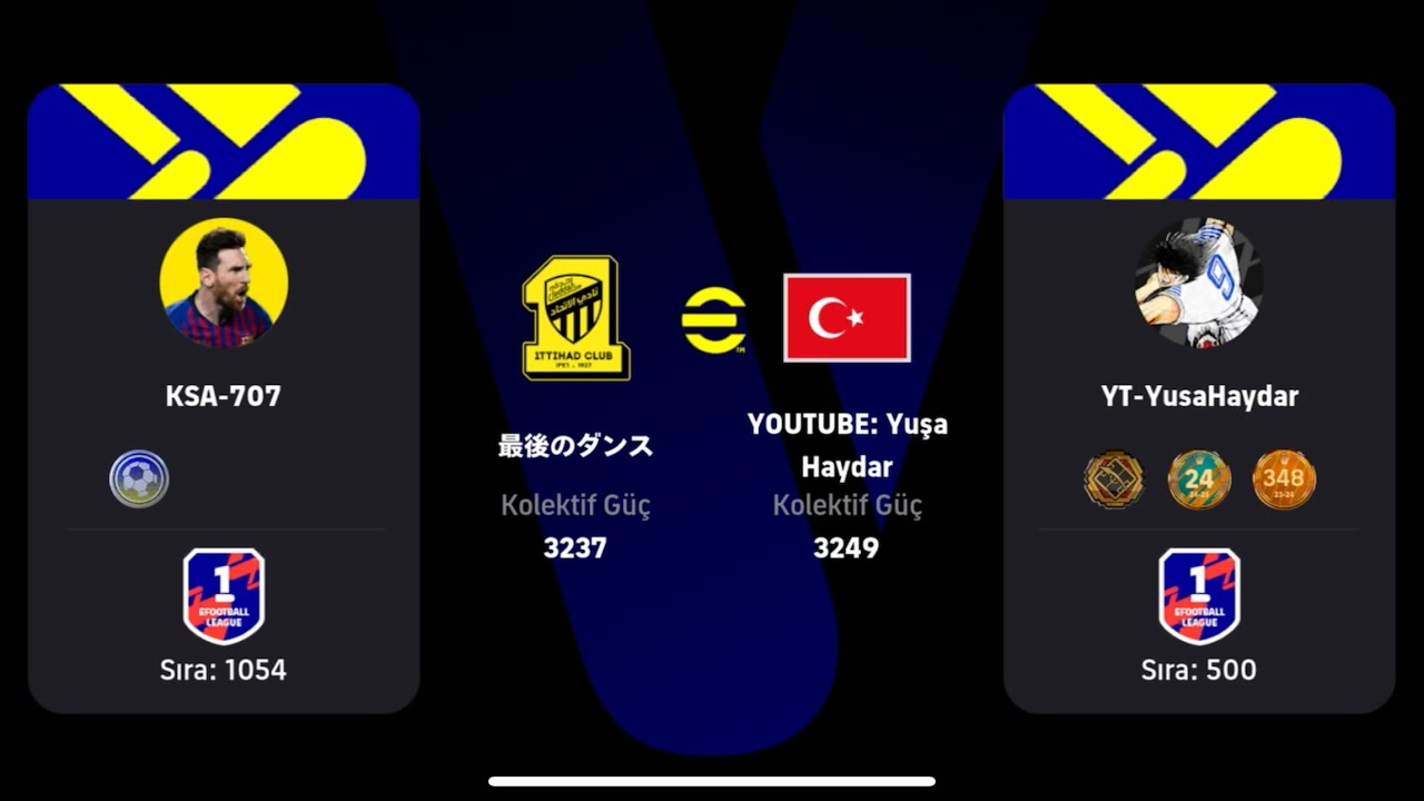 ARABİSTANLI E-SPORCU İLE KLASMANDA EŞLEŞTİM!!! (E FOOTBALL 2026 MOBİLE)