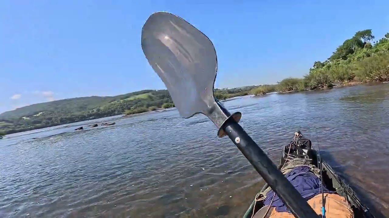 Dia 44. Chegamos a Porto Mauá no Rio Grande do Sul. Rio Uruguai com nível preocupante.
