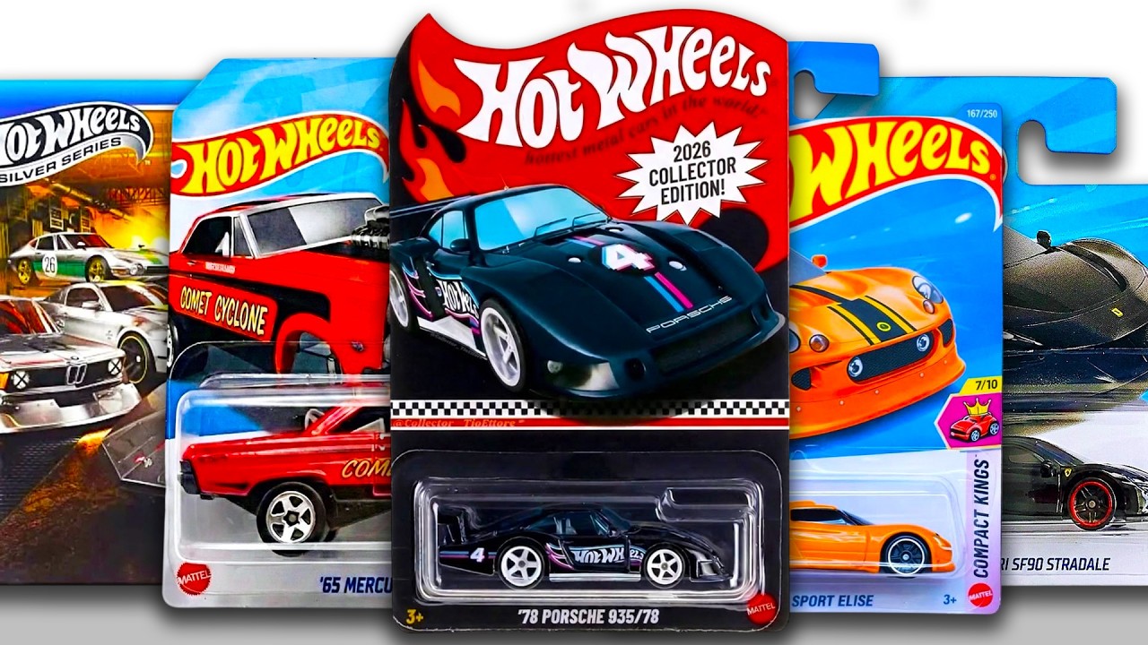 Витрина - Hot Wheels 2026 Mix H Case, новый набор Zamac Multipack Set, коллекционное издание и мн...