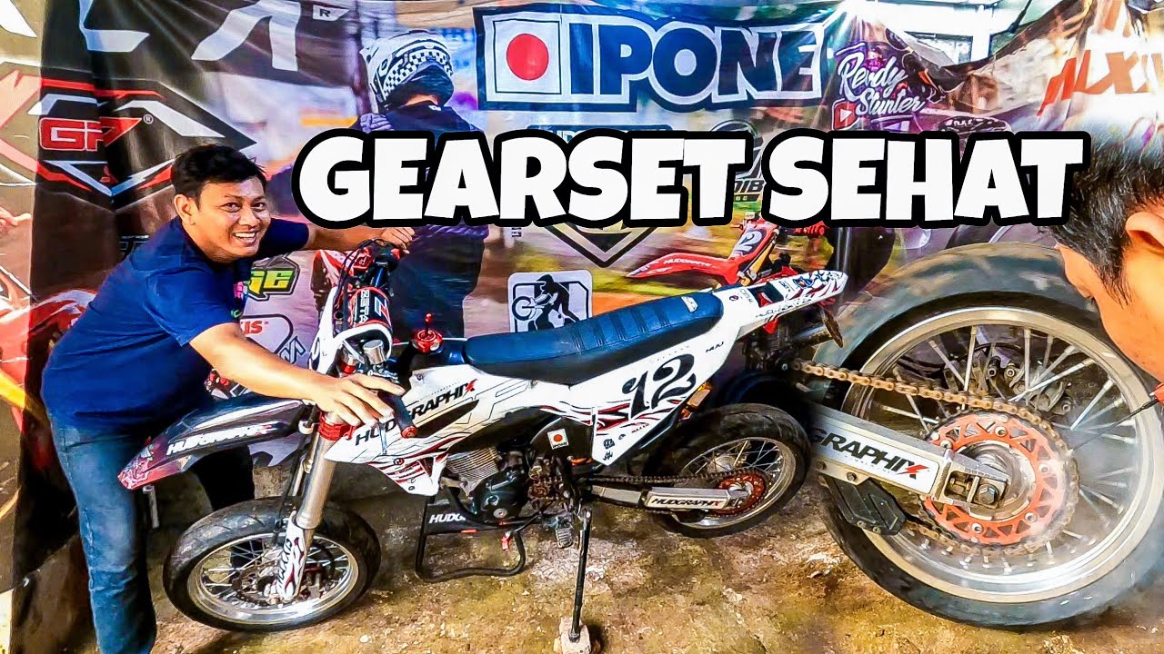 MERAWAT GEARSET CRF SUPERMOTO