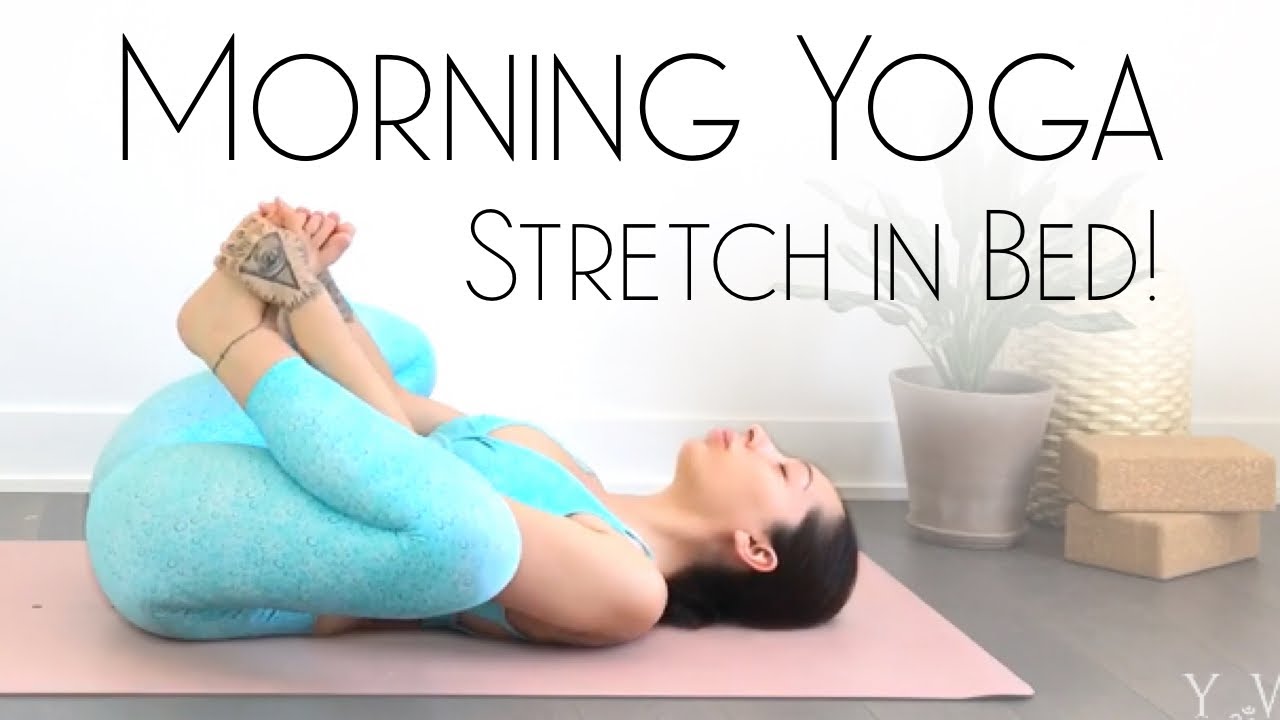 5 Minute Morning Yoga - BEST Yoga in Bed!