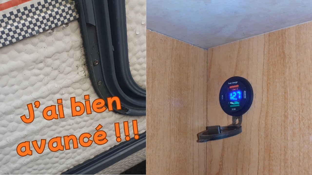 Tuto installation d'une prise USB et changement des joints cache vis | #rapidolerandonneur