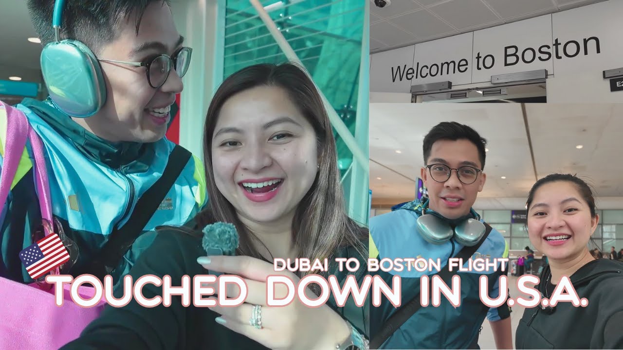 TOUCHDOWN BOSTON, MASSACHUSETTS 🇺🇸| JOYCE YABUT-BARTOLOME