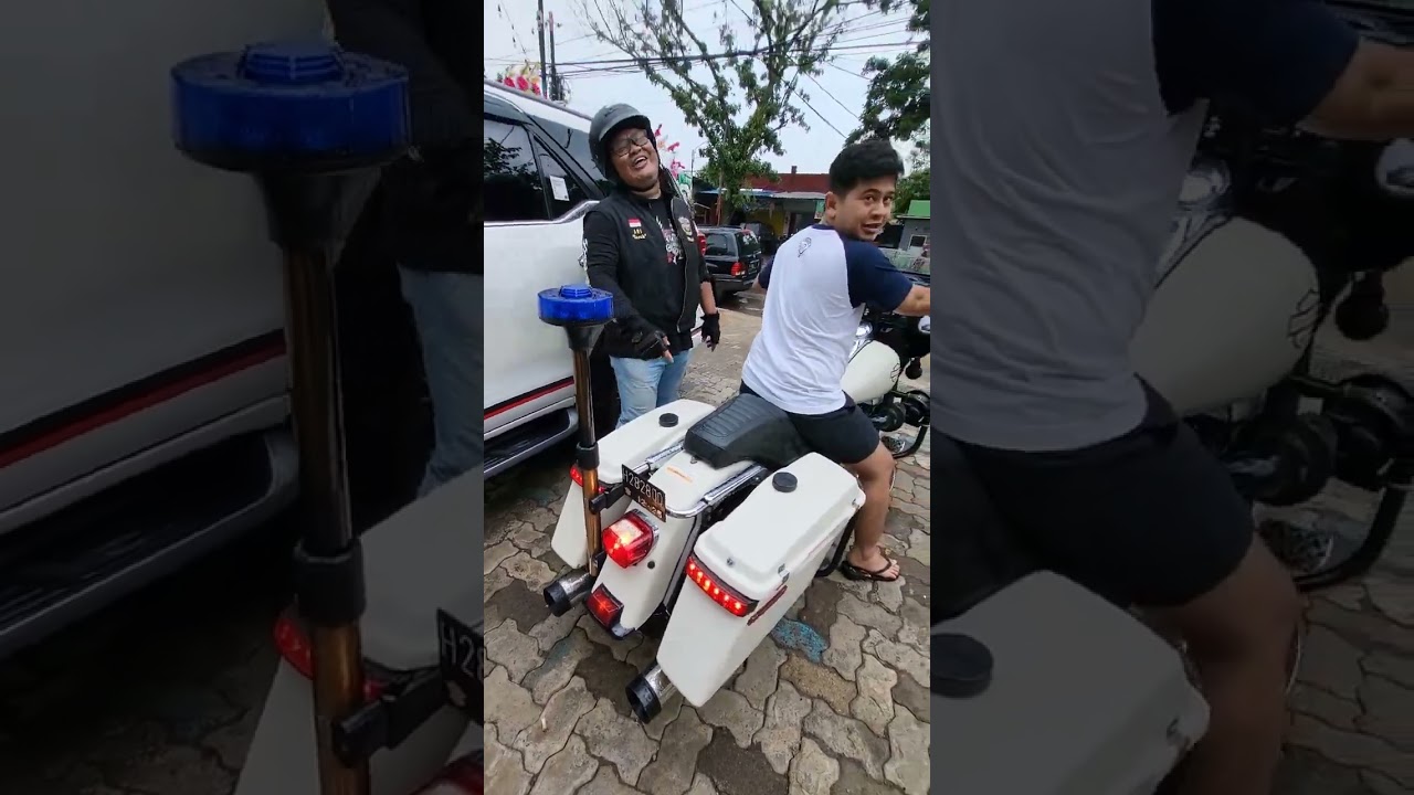 Knalpot Harley Davidson Kerker Ori vs Kawe #hdcisemarang #kerker