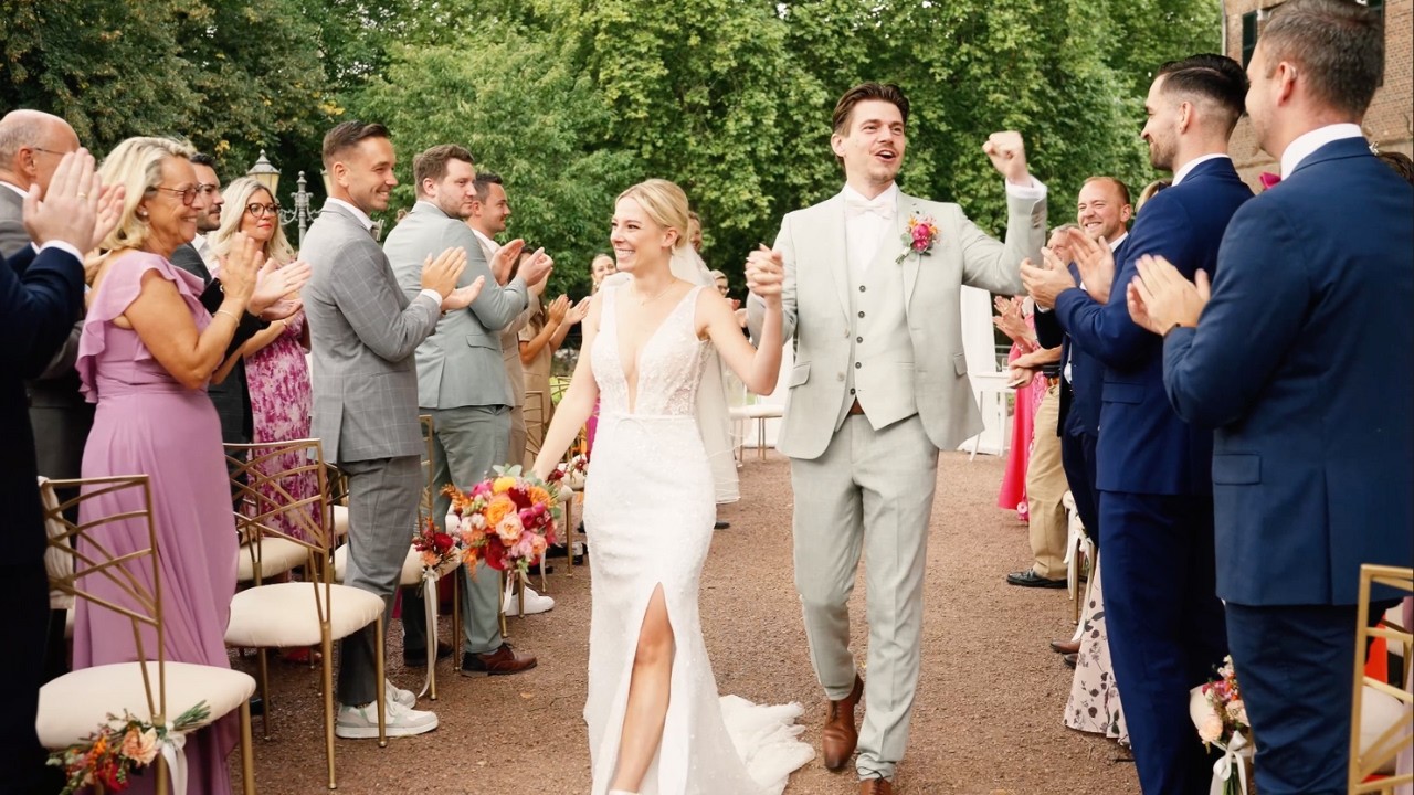 Steffi & Dominiks Traumhochzeit auf Burg Berghausen | Freie Trauung und unvergessliche Party