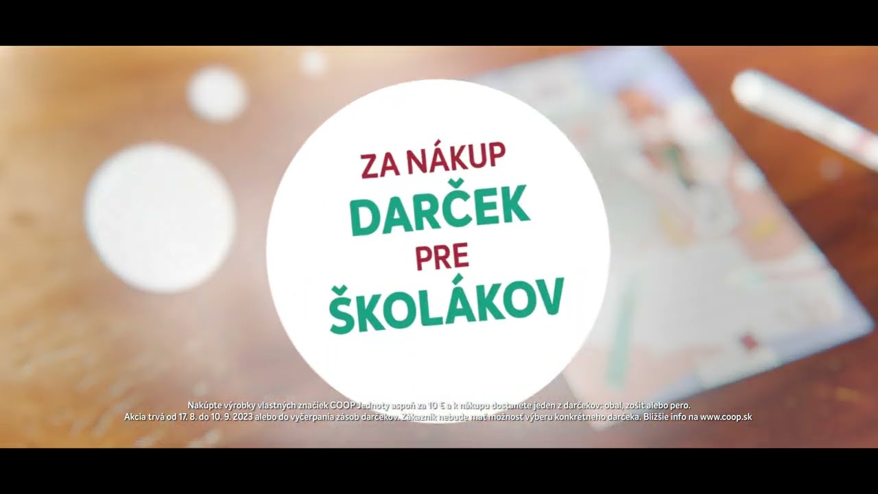 Back To School | COOP Jednota | 2023