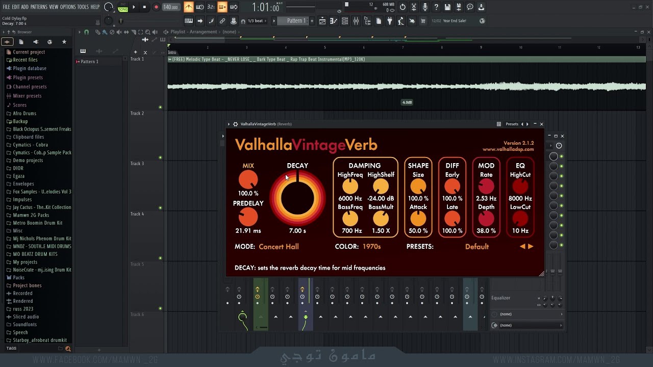 طريقة اضافة ال Reverb للصوت  بطريقة احترافية باستخدام FL Studio