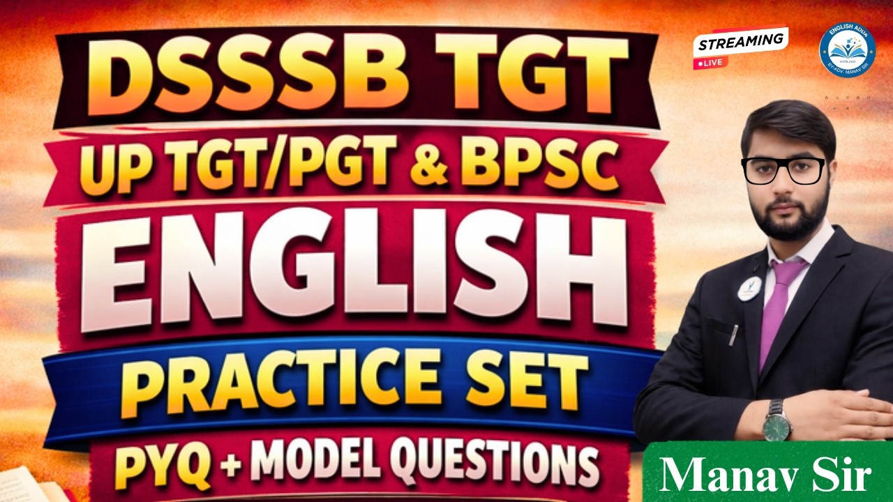 GIC LECTURER 2025 || DSSSB TGT | BPSC 4.0 || Super 30 Part - 152 | ALL STATES TGT PGT BY Manav Sir