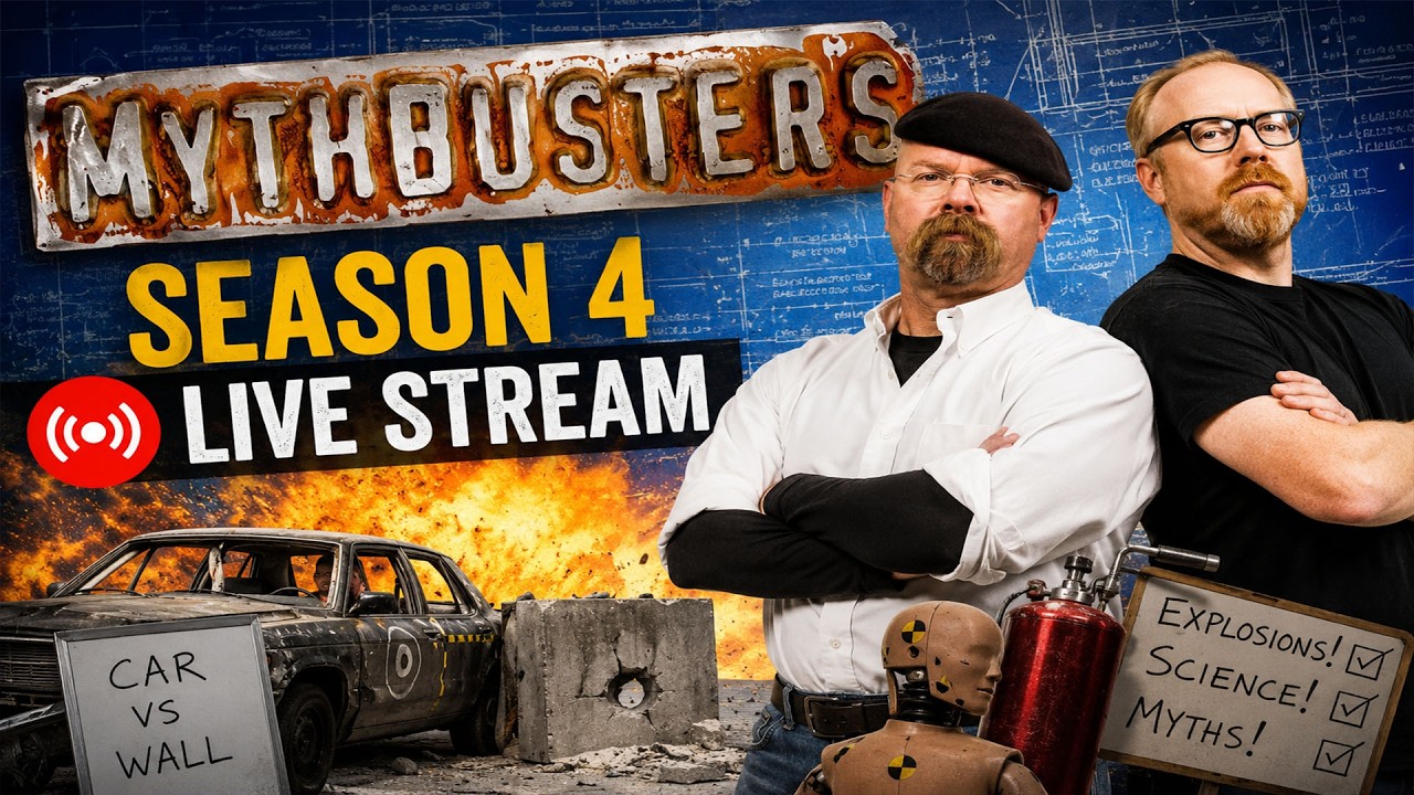 The Most Explosive Myths of Season 4 💥 - MYTHBUSTERS LIVE 🔴