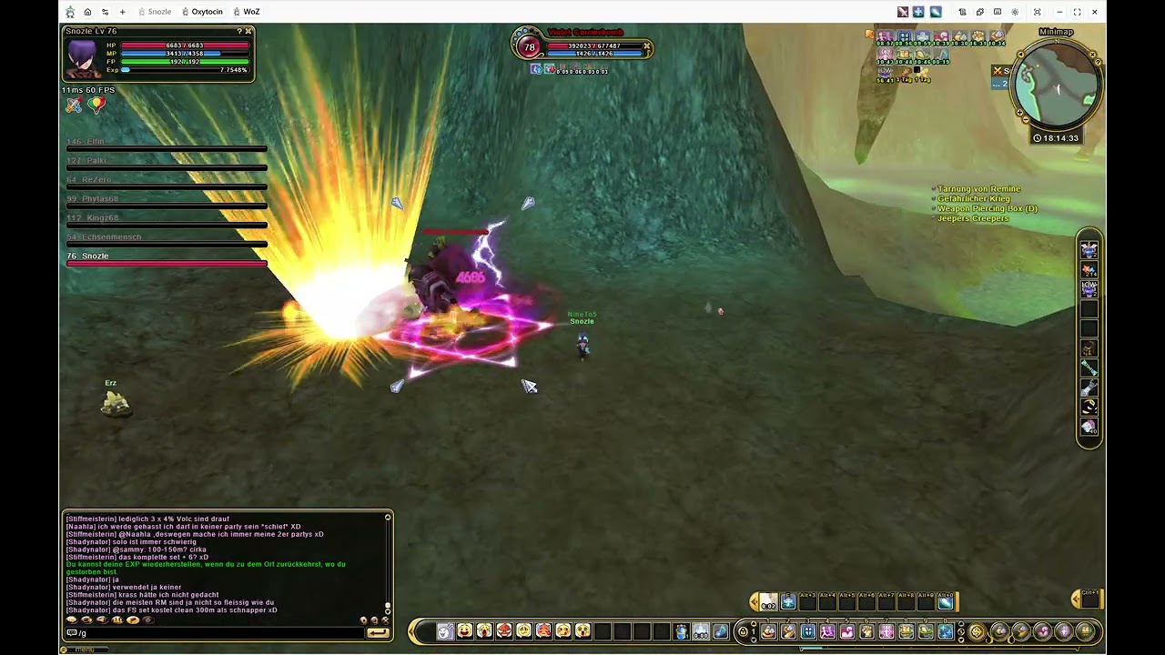 Flyff Universe / AOE Ringmaster (Full INT) Merkaba Hanzelrusha