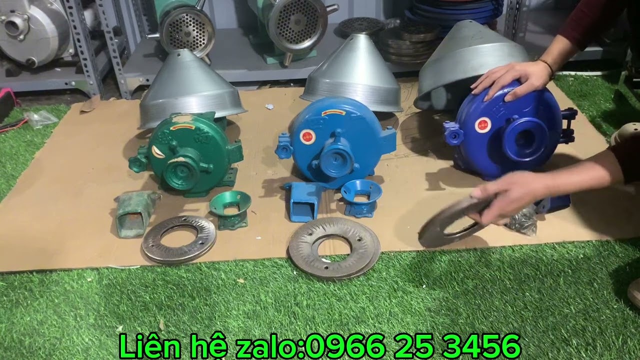 CỐI NGHIỀN ĐA NĂNG NGHIỀN TỪ VỠ ĐẾN NHỎ THEO NHU CẦU VỚI 3 KÍCH CỠ LỚN NHỎ