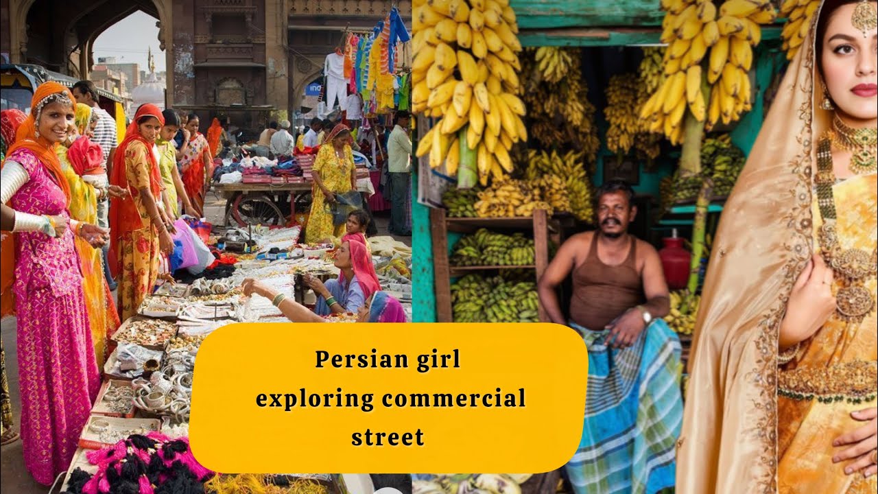 अंग्रेजी मेम चली कॉम स्ट्रीट घूमने / Foreigner tourist exploring commercial street in Bangalore 2023
