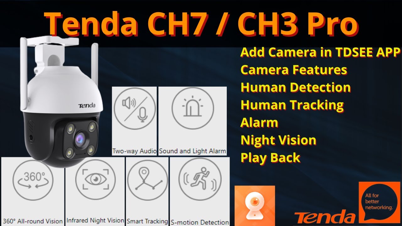 Tenda CH7 | How to Configure CH7 on TDSEE APP | CH7 Installation | Tenda CH3 Configuration | TendaPK