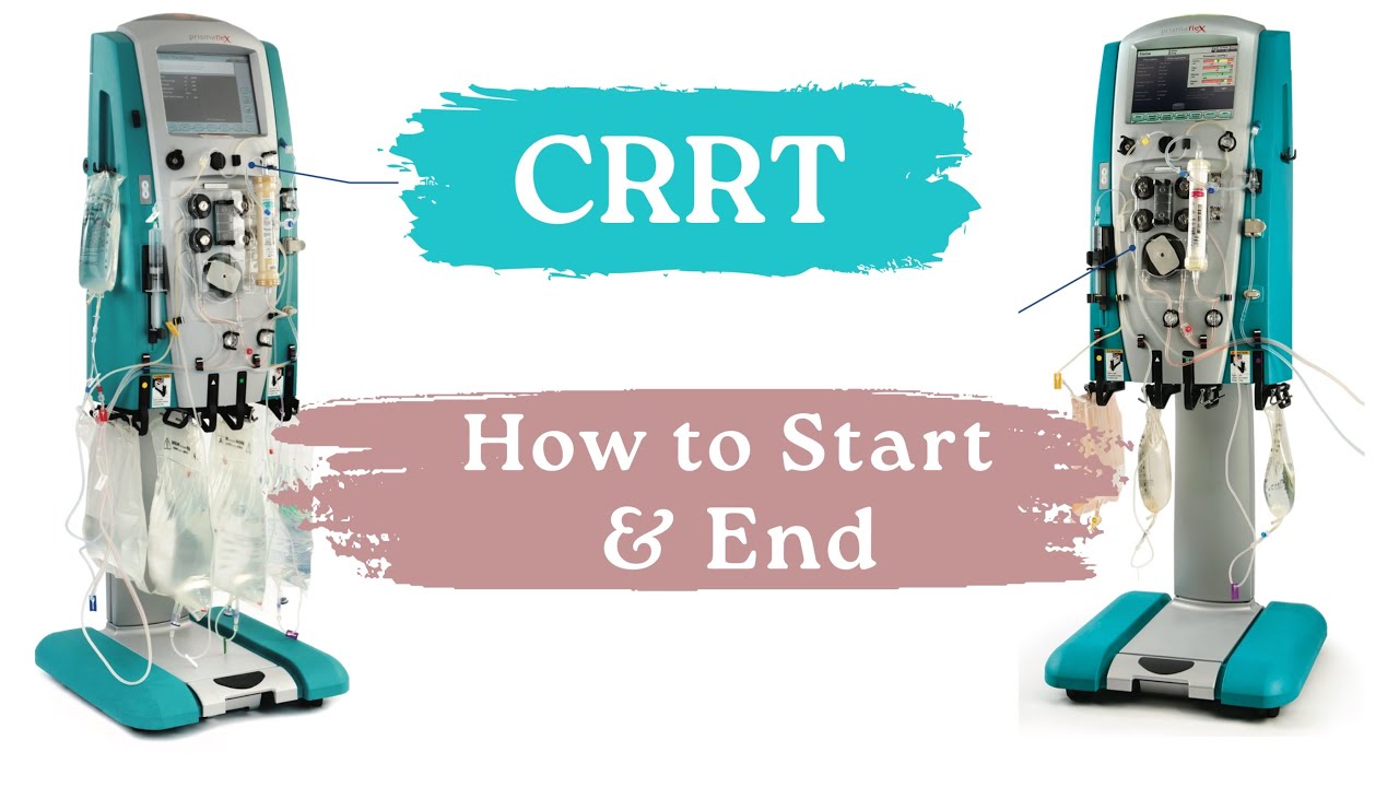 CRRT initiation and closing II Step-by-Step Guide in ICU II Prismaflex, Baxter  