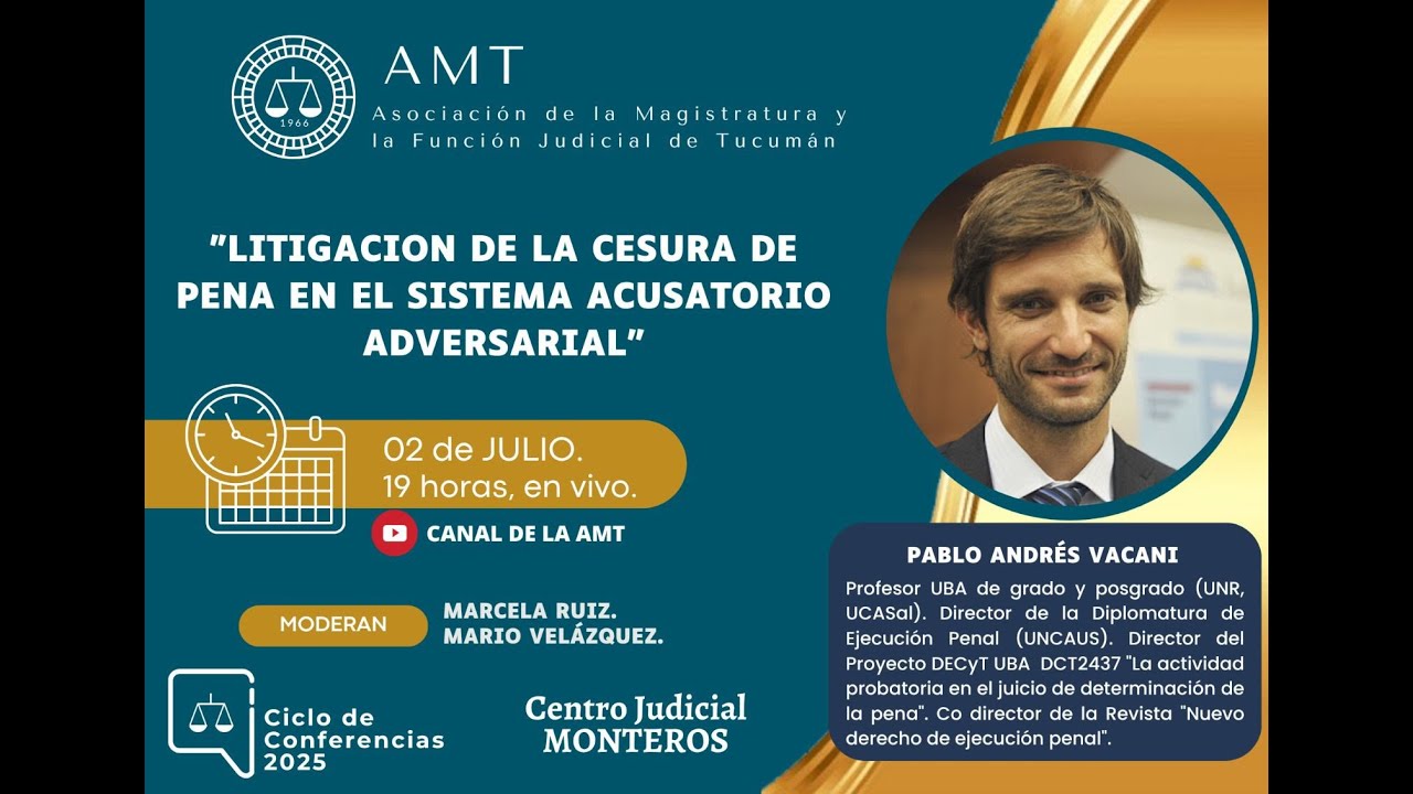 Pablo Andrés Vacani- Litigación de la censura de pena en el sistema acusatorio adversarial.