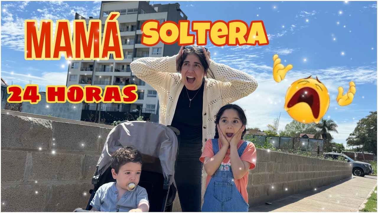 24hs Mamá SOLTERA con 2 HIJOS 🤯🤪// Tefymartin