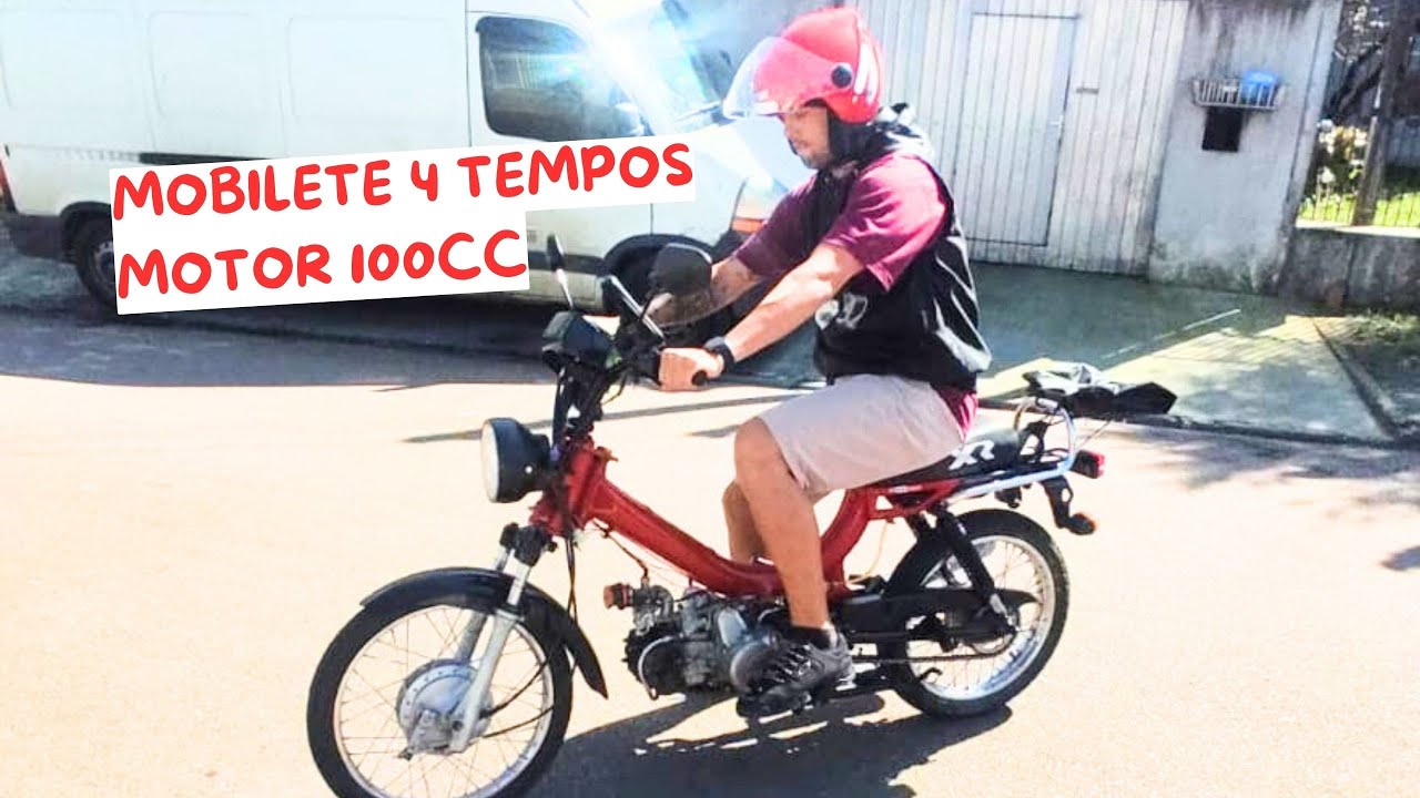 COMPREI UMA MOBILETE 4 TEMPOS MOTOR 100CC . #mobilete4tempos #moto #mobylette