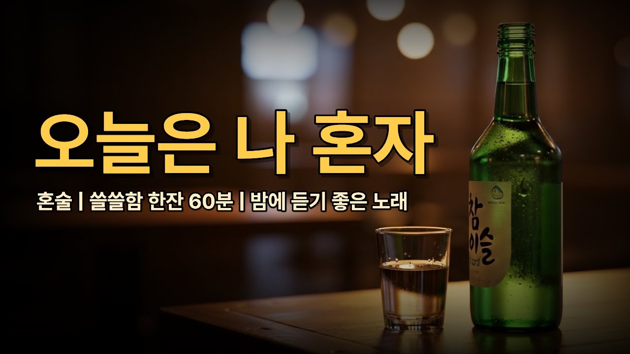 혼술할 때 틀어두는 쓸쓸한 트로트 60분 | 밤에 듣기 좋은 노래