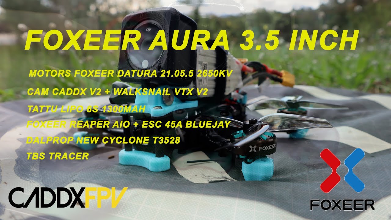 FOXEER AURA 3.5 INCH + WALKSNAIL V2 // REVIEW + FLY TEST - BLESSED FPV