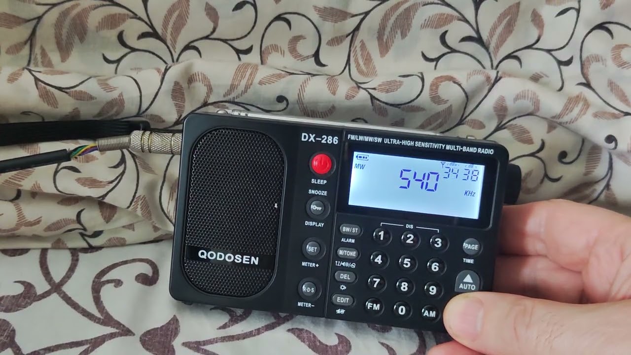  Электросмог на нуле 1 ч.  Qodosen DX 286. СВ & ДВ.Chishinau 11:00.