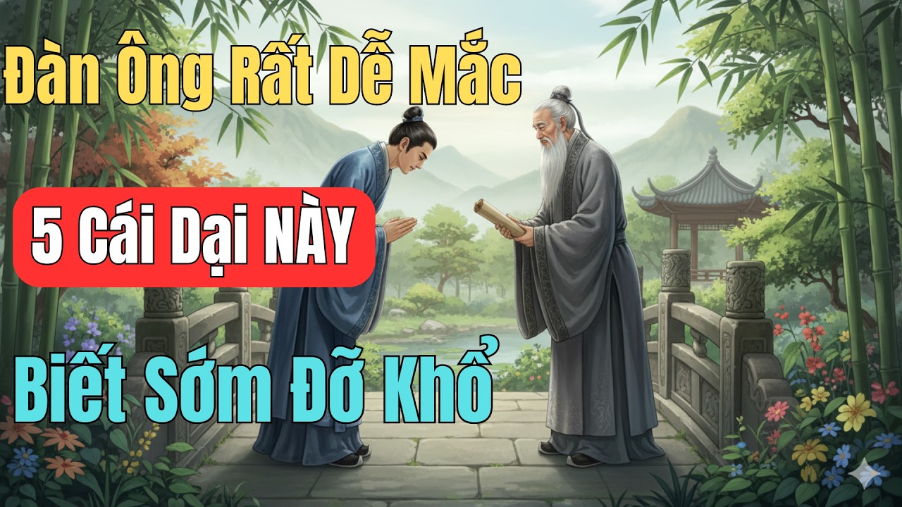 Cổ Nhân Dạy - Đàn Ông Càng Khổ Càng Vì Mắc 5 Sai Lầm Này, Biết Sớm Cả Đời Nhẹ Gánh | Triết Lý Sống