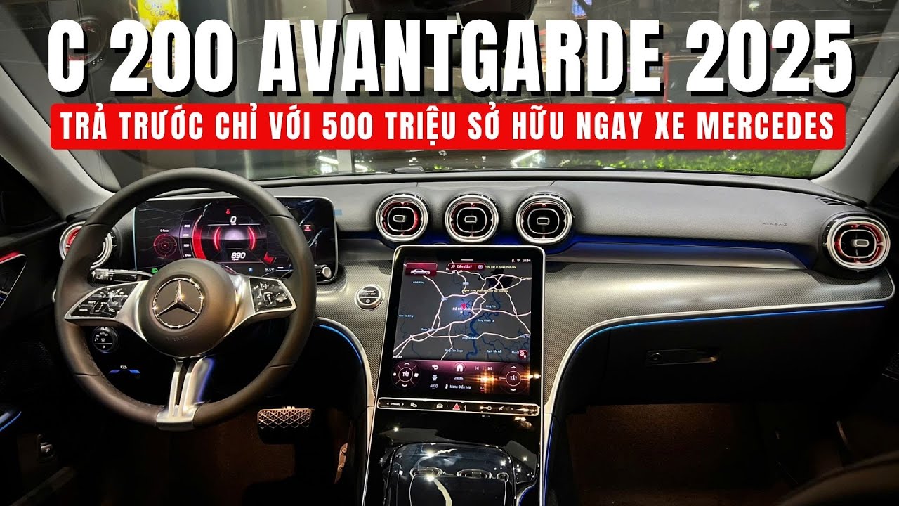 C200 Avantgarde 2025 | Chiếc xe dễ sở hữu nhất của Mercedes | Vũ Mercedes