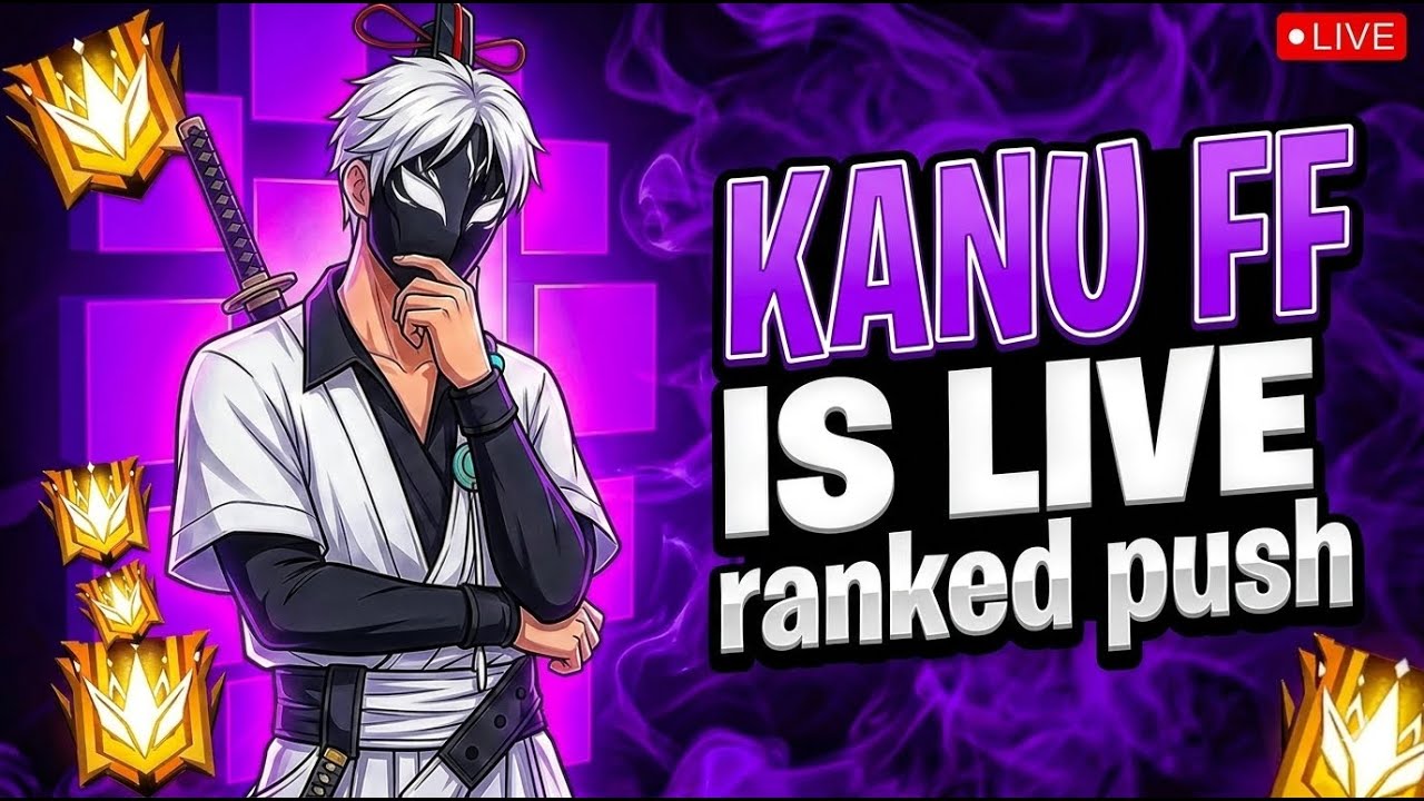 LIVE GIVEAWAY 📢🤯❤️‍🔥🚀 and uid check 🎮 guild test🤯📢B-R RENK PUSH#KANU_FF_LIVE#YOUTUBE