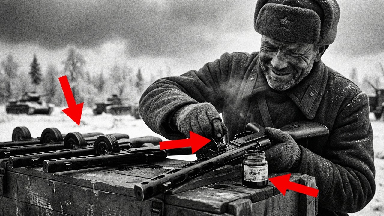 Его «крестьянская» мазь для оружия работала в −35° — 31 автомат не заклинил за сутки боя