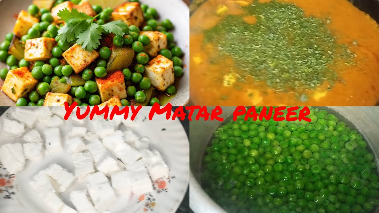 Matar Paneer Recipe  ! 