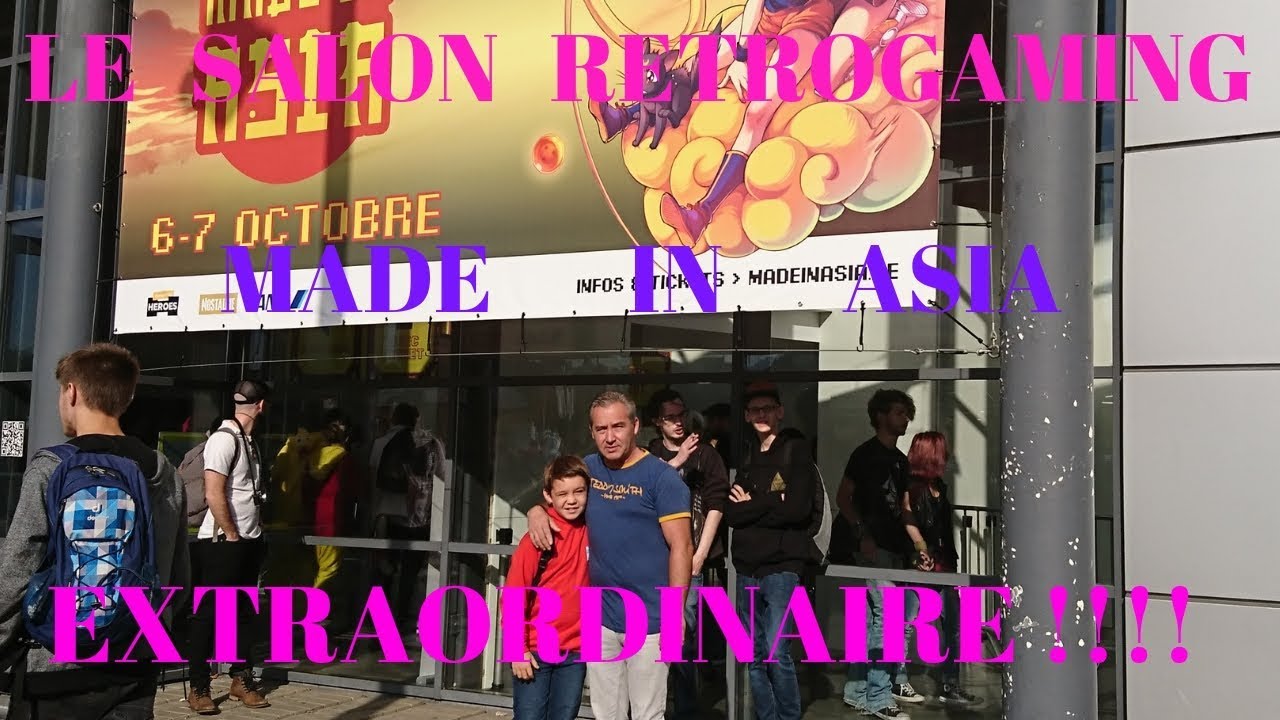Salon Du retrogaming Made In Asia ( Namur) Belgique , MAGNIFIQUE!!