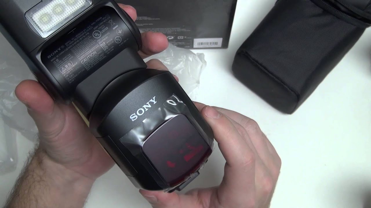 Sony HVLF60M Flash Unboxing