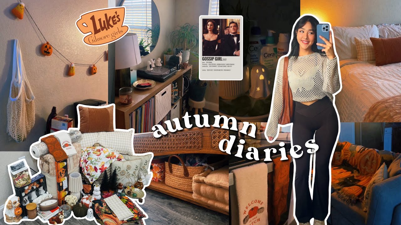 🍁ULTIMATE COZY FALL VLOG🍁 // Shopping, decorating, baking, and getting into the autumn spirit!! 🥐🎃☕️