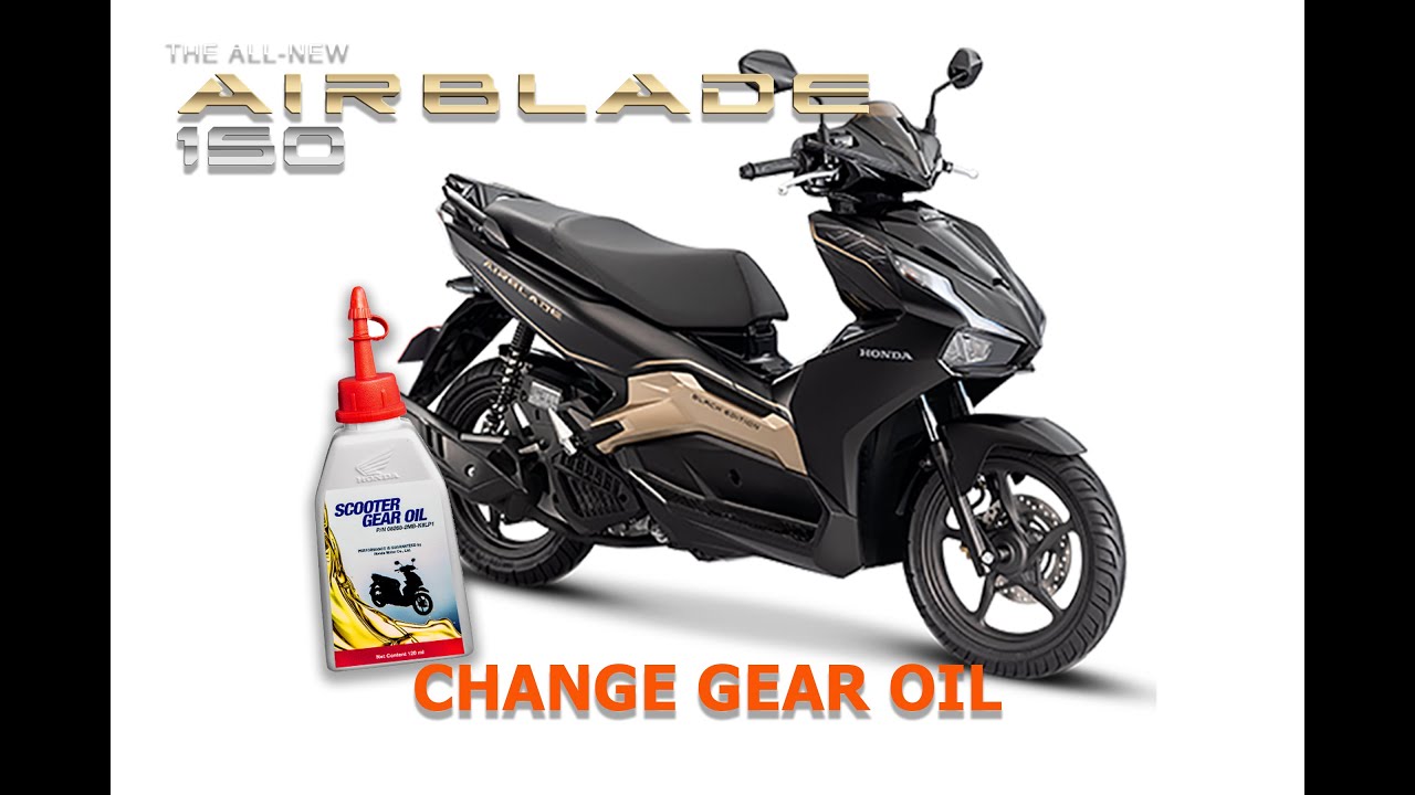 HONDA AIRBLADE GEAR OIL CHANGE