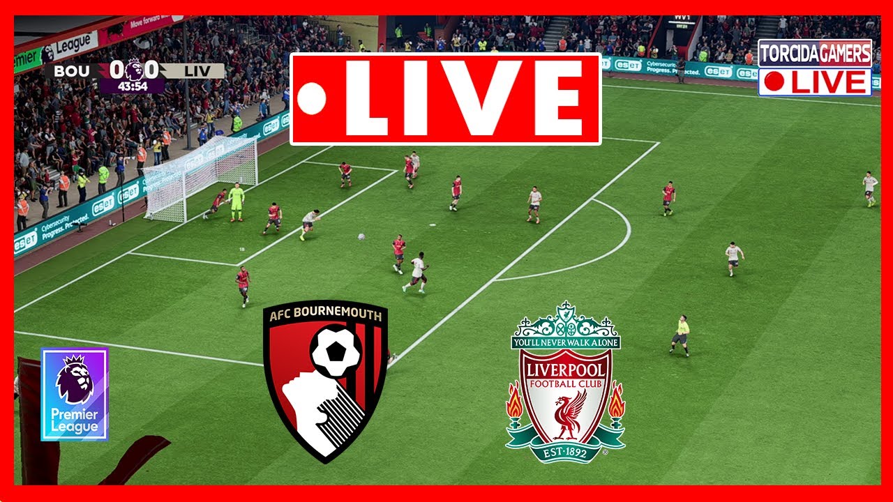 🔴 Bournemouth vs Liverpool LIVE 🔴 Premier League 2025/2026 ⚽ Match Today Simulation