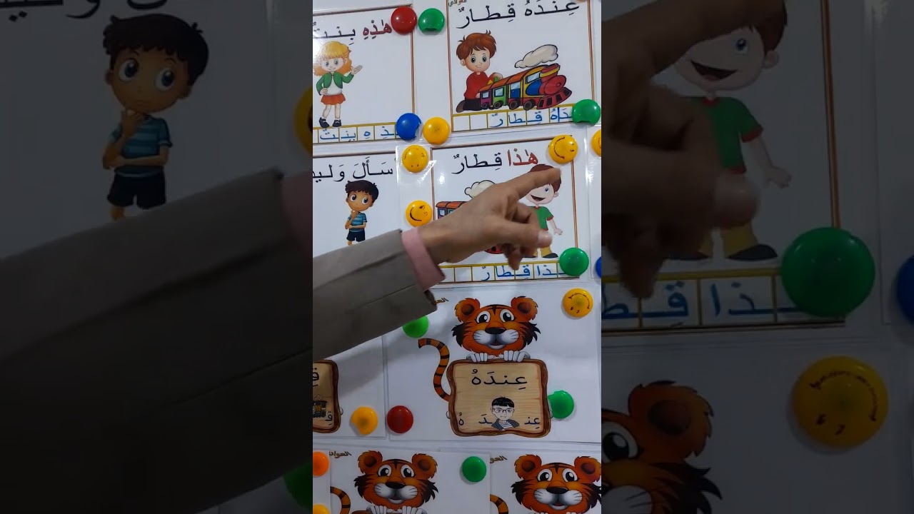  // كيفية تعليم التلاميذ قراءة درس هذا ولد عنده قطار شعبة  الاول ب// 