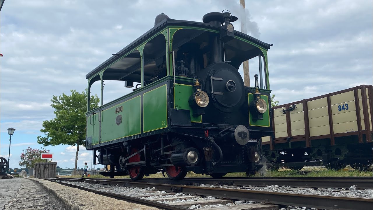 Die Chiemseebahn mit Dampflok 1813 Laura