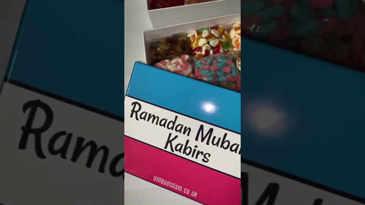 🌙Ramadan Mubarak sweet gift boxes at uniqueislam.co.uk #halal#halalsweets#