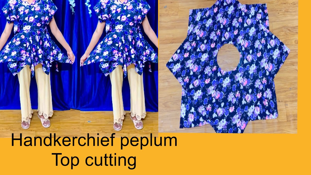Dori waist handkerchief pattern dress cutting and stitching ll kurti ki cutting and stitching ll 