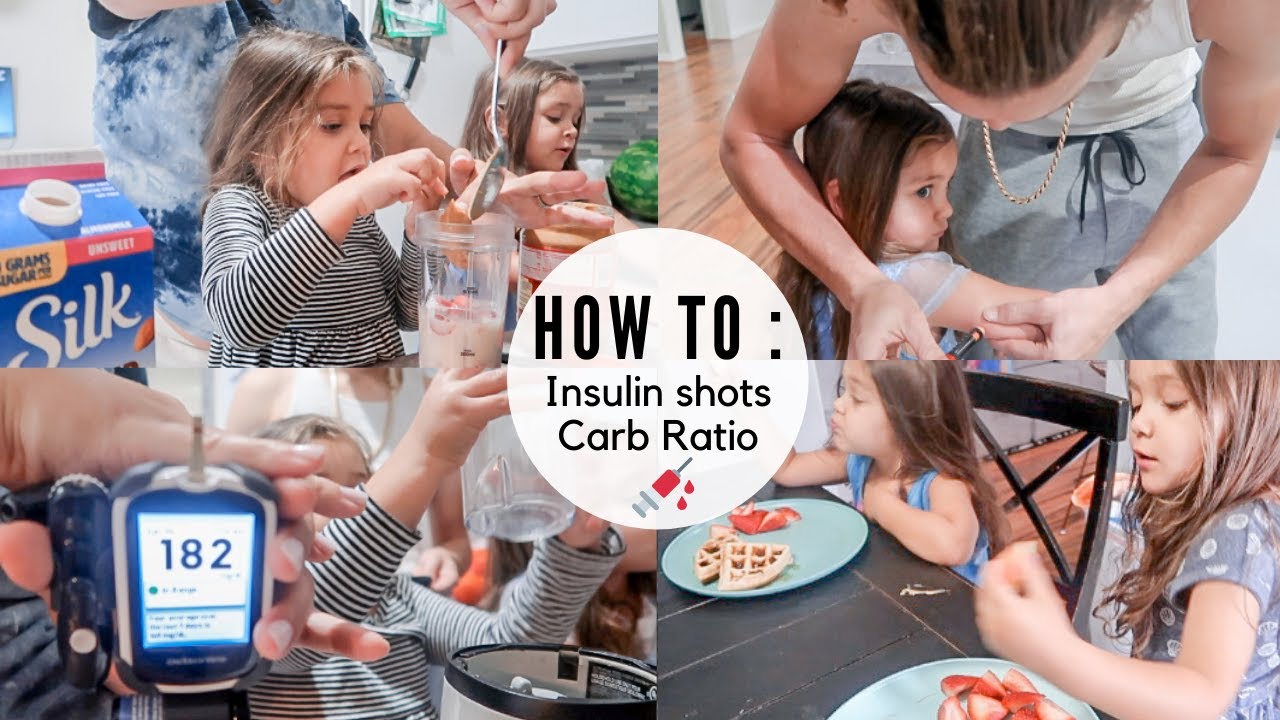 HOW TO : Insulin Correction Shots, Carb Ratio | T1D TWINS