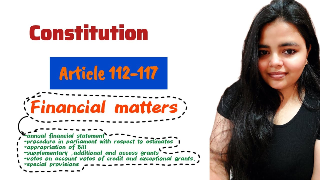 Article 112–117 Explained | #constitution #article112to117 