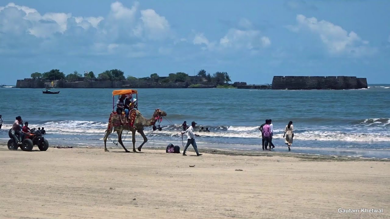 Alibaug Beach, Alibag Tourist Places, Raigad, Maharashtra | अलिबाग