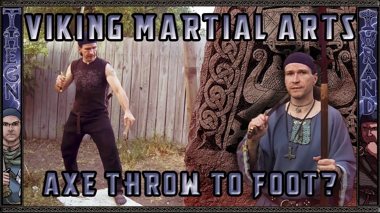 Viking Martial Arts - Lesson 4 : Hidden Axe Throw to Foot?